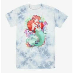 Brand new 🤩 Disney The Little Mermaid Anime Style Ariel Tie-Dye T-Shirt 👏