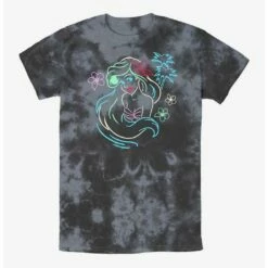 Buy 🎉 Disney The Little Mermaid Ariel Lights Tie-Dye T-Shirt ⌛