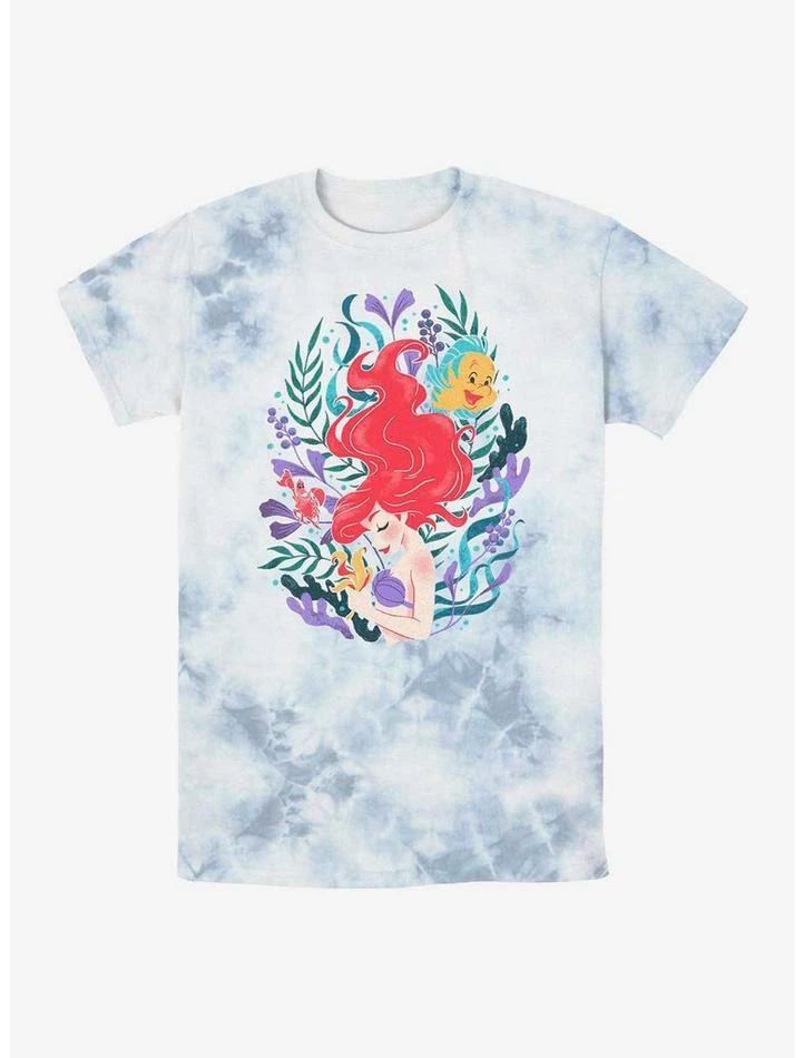 Promo ๐ Disney The Little Mermaid Coral Reef Ariel Tie-Dye T-Shirt ๐ 1 Promo ๐ Disney The Little Mermaid Coral Reef Ariel Tie-Dye T-Shirt ๐