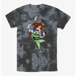 Wholesale 🛒 Disney The Little Mermaid Under The Sea Tie-Dye T-Shirt ✨