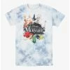 Best Pirce 🥰 Disney The Little Mermaid Watercolor Poster Tie-Dye T-Shirt ✔️