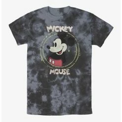 Discount ⌛ Disney Mickey Mouse Happy Mickey Tie-Dye T-Shirt ⭐