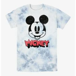 Promo ❤️ Disney Mickey Mouse Heads Up Tie-Dye T-Shirt 🎁