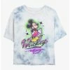 Brand new 🥰 Disney Mickey Mouse Airbrush Mickey Tie-Dye 😀 Girls Crop T-Shirt ❤️