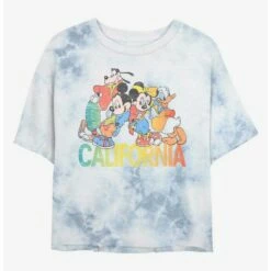 Best reviews of ❤️ Disney Mickey Mouse Cali Group Tie-Dye 👍 Girls Crop T-Shirt ✨
