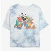 Buy ✔️ Disney Mickey Mouse Cali Vintage Tie-Dye ⌛ Girls Crop T-Shirt ✔️