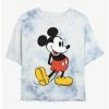 Buy 🧨 Disney Mickey Mouse Classic Mickey Tie-Dye 💯 Girls Crop T-Shirt ❤️