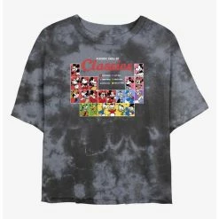 Best reviews of ⌛ Disney Mickey Mouse Perodic Table of Classics Tie-Dye 😉 Girls Crop T-Shirt ❤️
