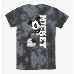New ✔️ Disney Mickey Mouse Mickey Lean Tie-Dye T-Shirt 🎁