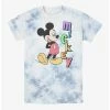 Flash Sale ❤️ Disney Mickey Mouse Mickey Name Tie-Dye T-Shirt ⭐