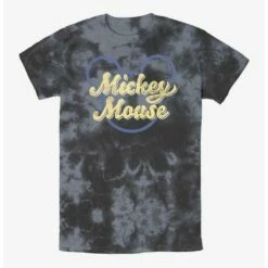 Best Pirce 🎉 Disney Mickey Mouse Mickey Script Tie-Dye T-Shirt 👏