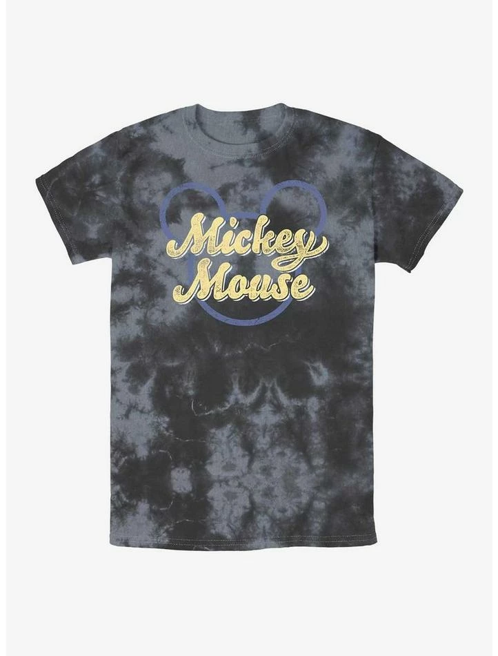 Best Pirce π Disney Mickey Mouse Mickey Script Tie-Dye T-Shirt π 1 Best Pirce π Disney Mickey Mouse Mickey Script Tie-Dye T-Shirt π