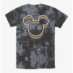 Buy 🎁 Disney Mickey Mouse Rainbow Ears Tie-Dye T-Shirt ⌛