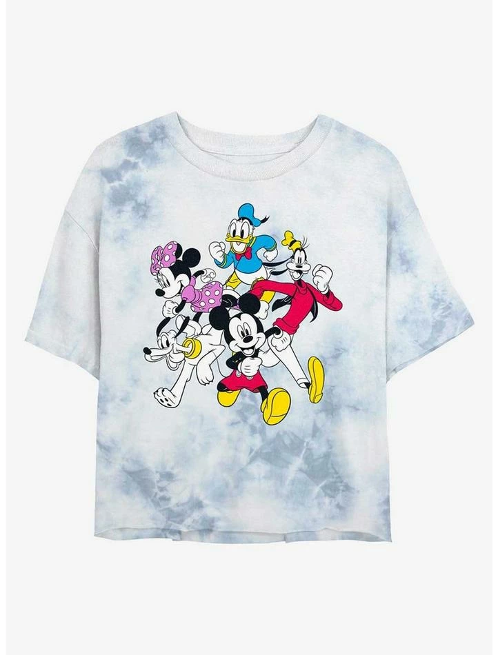 Budget βοΈ Disney Mickey Mouse Fun Run Tie-Dye π Girls Crop T-Shirt π 1 Budget βοΈ Disney Mickey Mouse Fun Run Tie-Dye π Girls Crop T-Shirt π