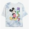 Best Pirce ✔️ Disney Mickey Mouse Mickey Name Tie-Dye ⌛ Girls Crop T-Shirt ✔️