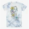 Top 10 👍 Disney Tangled Rapunzel Sketch Tie-Dye T-Shirt 🥰