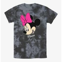 Promo 🧨 Disney Minnie Mouse Big Face Tie-Dye T-Shirt ⭐