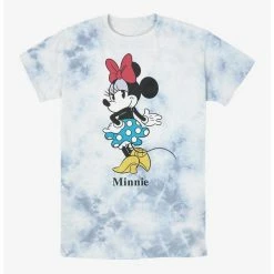 Coupon 🌟 Disney Minnie Mouse Polka Dot Skirt Tie-Dye T-Shirt 😍