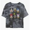 Hot Sale 😀 Disney Mickey Mouse Sensational Six Tie-Dye 🤩 Girls Crop T-Shirt ✨