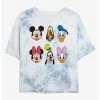 Best Sale 🧨 Disney Mickey Mouse Sensational Six Tie-Dye ✨ Girls Crop T-Shirt ❤️
