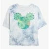Best deal 🔥 Disney Mickey Mouse Succulents Tie-Dye 🔔 Girls Crop T-Shirt ❤️