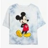 Top 10 ✔️ Disney Mickey Mouse Traditional Mickey Tie-Dye Girls Crop T-Shirt 😍
