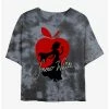 Cheap 🛒 Disney Snow White and the Seven Dwarfs Apple Silhouette Tie-Dye 🧨 Girls Crop T-Shirt ✨