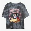 Best reviews of 🔥 Disney Snow White and the Seven Dwarfs The Fairest Of Them All Tie-Dye Girls Crop T-Shirt ⭐