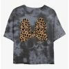 Top 10 ✔️ Disney Minnie Mouse Animal Print Bow Tie-Dye 🎉 Girls Crop T-Shirt 🤩