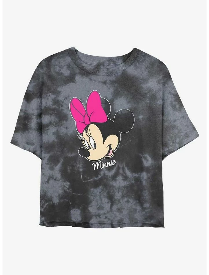 Brand new β€οΈ Disney Minnie Mouse Big Face Tie-Dye Girls Crop T-Shirt π 1 Brand new β€οΈ Disney Minnie Mouse Big Face Tie-Dye Girls Crop T-Shirt π