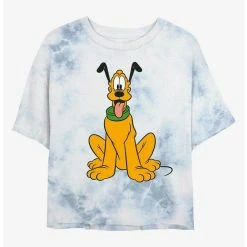 Best reviews of ✨ Disney Pluto Traditional Pluto Tie-Dye 😉 Girls Crop T-Shirt 👏
