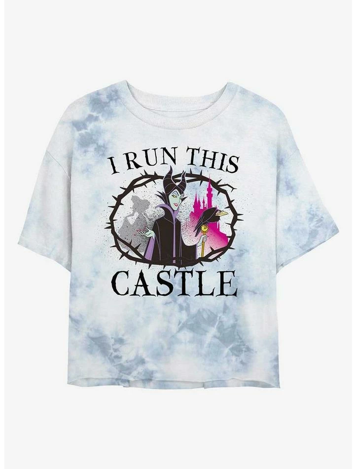 Best deal π Disney Villains I Run This Castle Maleficent Tie-Dye Girls Crop T-Shirt 𧨠1 Best deal π Disney Villains I Run This Castle Maleficent Tie-Dye Girls Crop T-Shirt π§¨