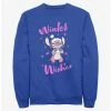 Discount 😀 Disney Lilo & Stitch Angel Winter Wishes Sweatshirt ⭐