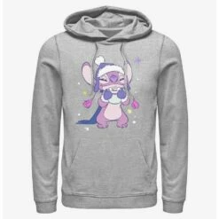 Hot Sale ✨ Disney Lilo & Stitch Cozy Angel Hot Cocoa Hoodie 🎉