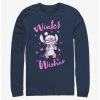 Outlet ✔️ Disney Lilo & Stitch Angel Winter Wishes Long-Sleeve T-Shirt 🧨