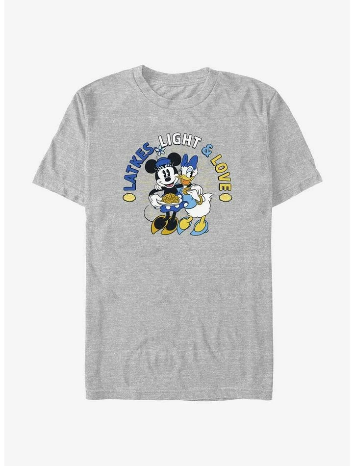 Hot Sale ✔️ Disney Mickey Mouse Latkes Light & Love Minnie and Daisy T-Shirt ❤️ 1 Hot Sale ✔️ Disney Mickey Mouse Latkes Light & Love Minnie and Daisy T-Shirt ❤️