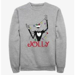 Best deal 🛒 Disney The Nightmare Before ❄ Christmas Jack Jolly Lights Sweatshirt ❤️