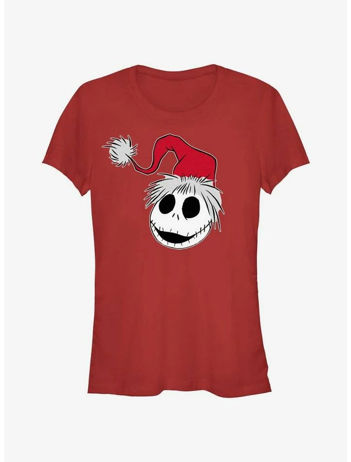 Hot Sale β Disney The Nightmare Before Christmas Santa Hat Jack Girls T-Shirt π 1 Hot Sale β Disney The Nightmare Before Christmas Santa Hat Jack Girls T-Shirt π