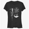 Outlet ⌛ Disney The Nightmare Before Christmas Santa Jack and Zero 😍 Girls T-Shirt ⭐