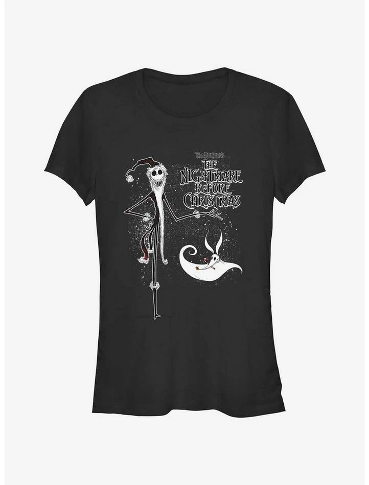 Outlet ⌛ Disney The Nightmare Before Christmas Santa Jack and Zero 😍 Girls T-Shirt ⭐ 1 Outlet ⌛ Disney The Nightmare Before Christmas Santa Jack and Zero 😍 Girls T-Shirt ⭐