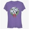 Buy ⭐ Disney 101 Dalmatians Puppy ❄ Christmas Wreath 🔥 Girls T-Shirt ✨