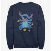 Hot Sale ❤️ Disney Lilo & Stitch Hanukkah Spinning Dreidels Sweatshirt ❤️