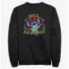 Budget 🧨 Disney Lilo & Stitch Mele Kalikimaka Merry Christmas in Hawaiian Sweatshirt ✨