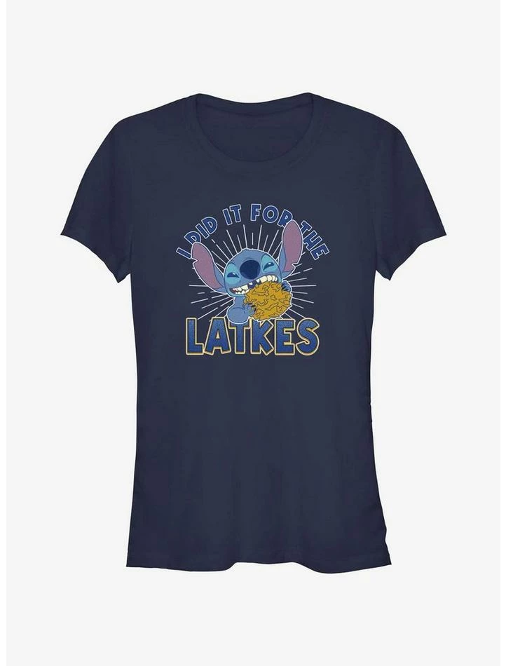 Cheap โ Disney Lilo & Stitch Did It For Hanukkah Latkes Girls T-Shirt ๐ 1 Cheap โ Disney Lilo & Stitch Did It For Hanukkah Latkes Girls T-Shirt ๐