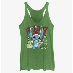Coupon ⭐ Disney Lilo & Stitch Holiday Aloha ⌛ Girls Tank 😉