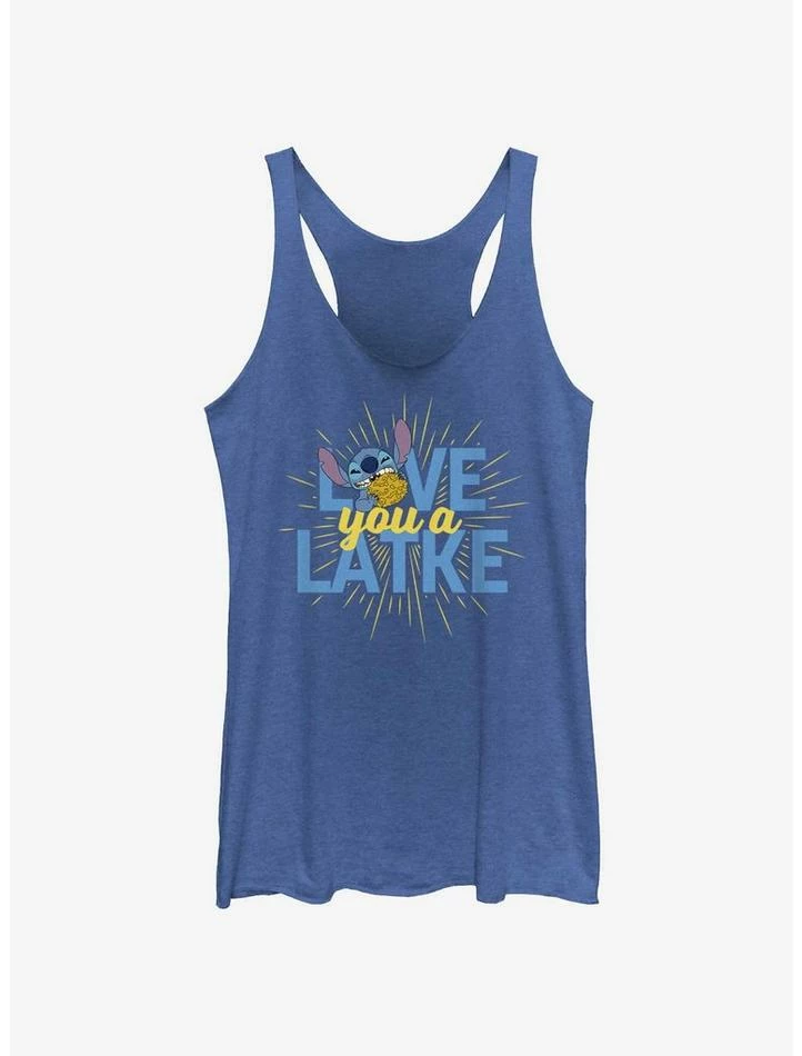 Budget 💯 Disney Lilo & Stitch Hanukkah Love You A Latke Girls Tank 😉 1 Budget 💯 Disney Lilo & Stitch Hanukkah Love You A Latke Girls Tank 😉