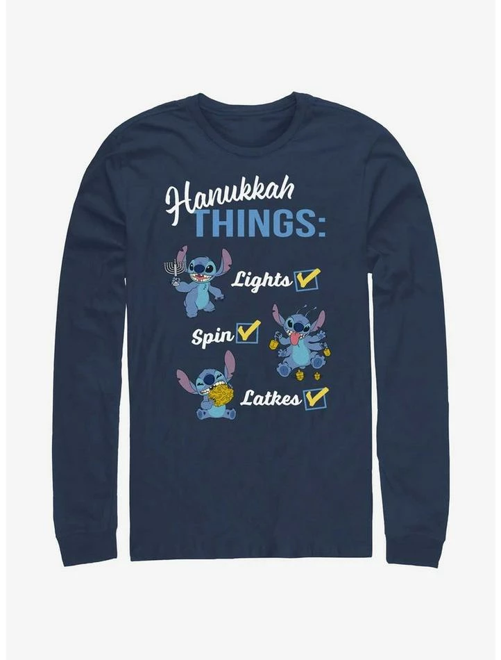Best deal π Disney Lilo & Stitch Hanukkah List Long-Sleeve T-Shirt π₯° 1 Best deal π Disney Lilo & Stitch Hanukkah List Long-Sleeve T-Shirt π₯°