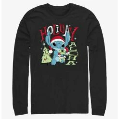 Wholesale ❤️ Disney Lilo & Stitch Holiday Aloha Long-Sleeve T-Shirt ⭐