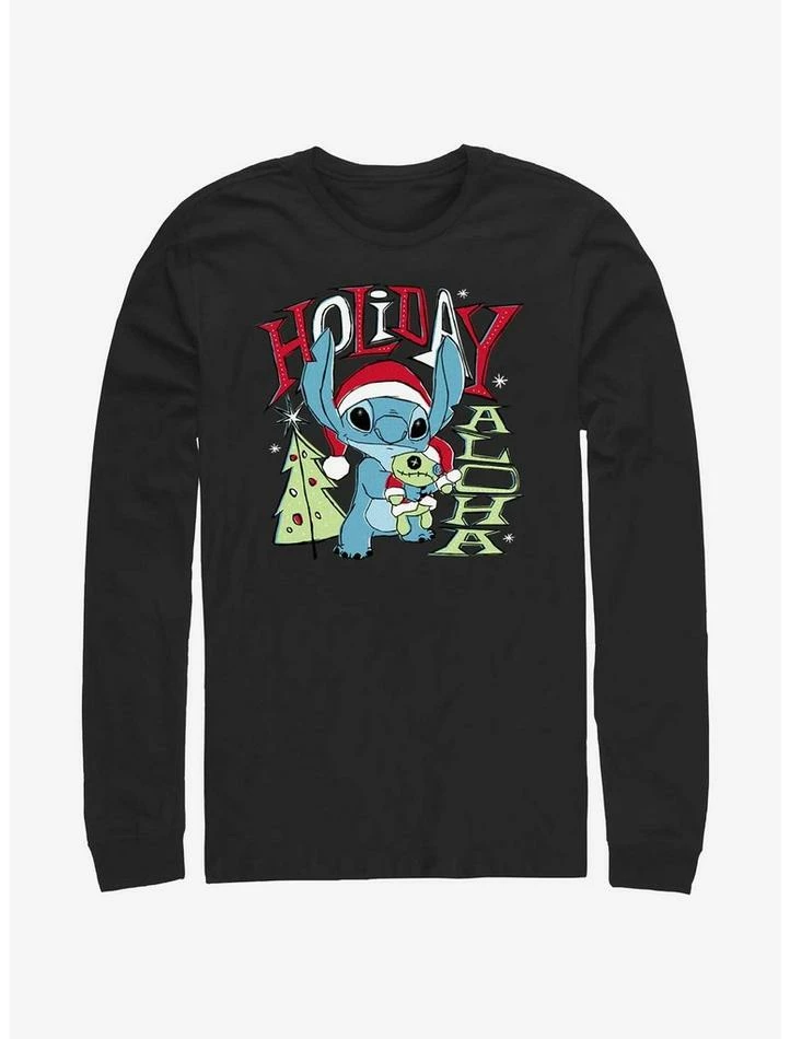 Wholesale ❤️ Disney Lilo & Stitch Holiday Aloha Long-Sleeve T-Shirt ⭐ 1 Wholesale ❤️ Disney Lilo & Stitch Holiday Aloha Long-Sleeve T-Shirt ⭐