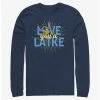 New 😀 Disney Lilo & Stitch Hanukkah Love You A Latke Long-Sleeve T-Shirt ❤️